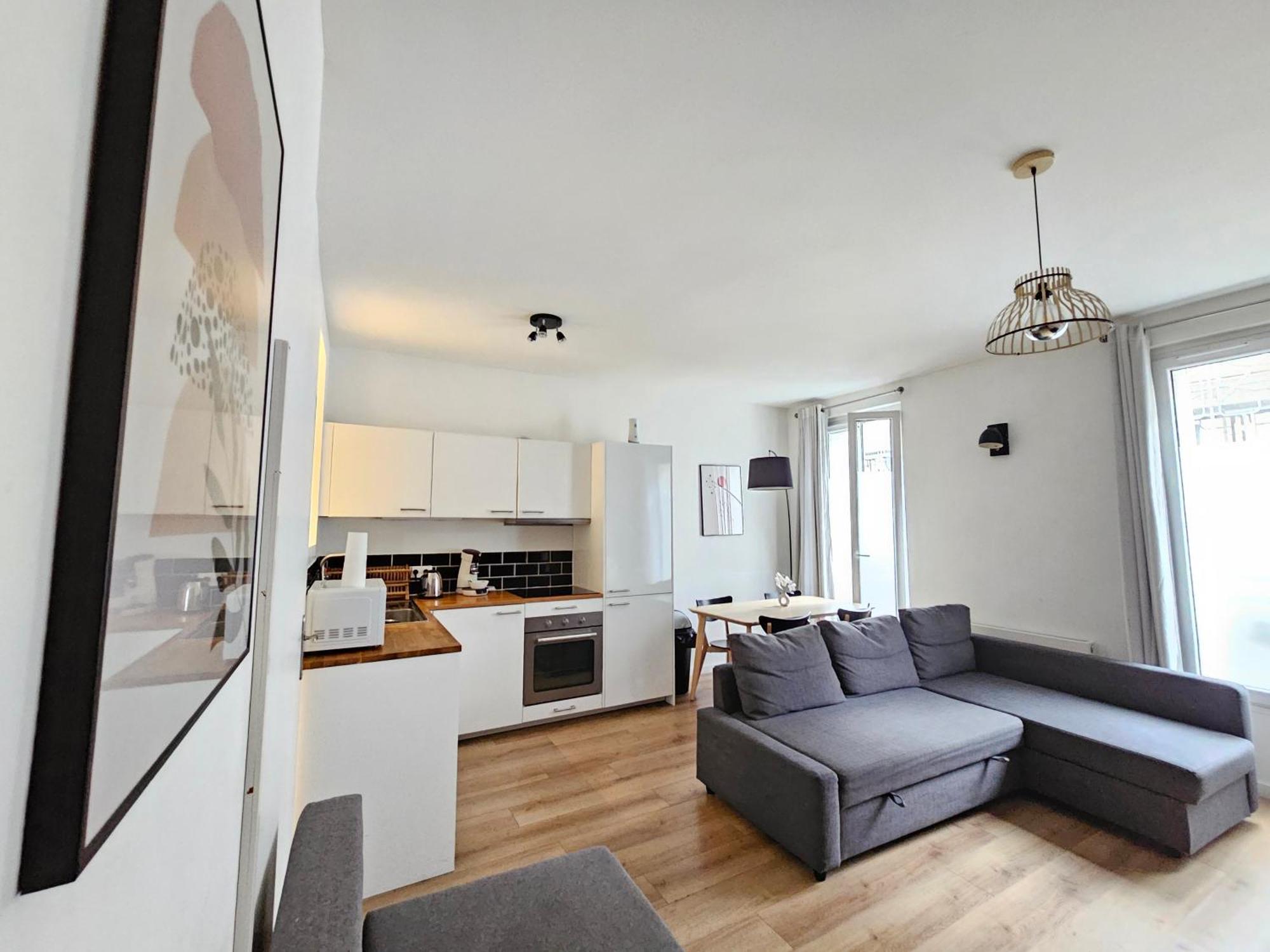 *Appartement Moderne/2 Minutes Du Metro* Saint-Ouen  ภายนอก รูปภาพ
